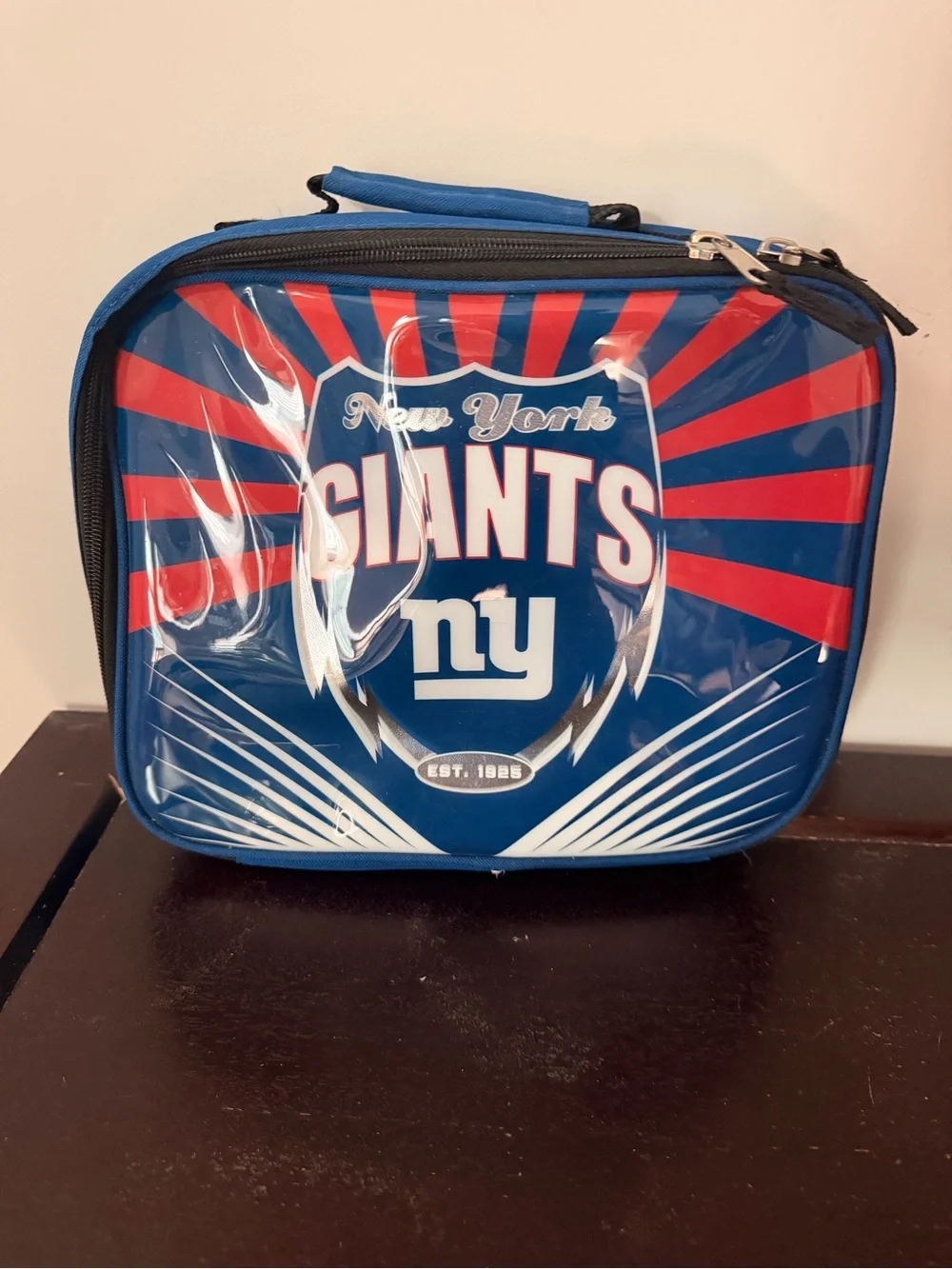 NFL New York Giants Blue Red Lunch Bag